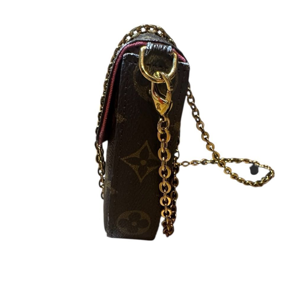 LOUIS VUITTON Limited Edition LV Love Lock Pochette Felicie Clutch Wallet WOC - Picture 4 of 12